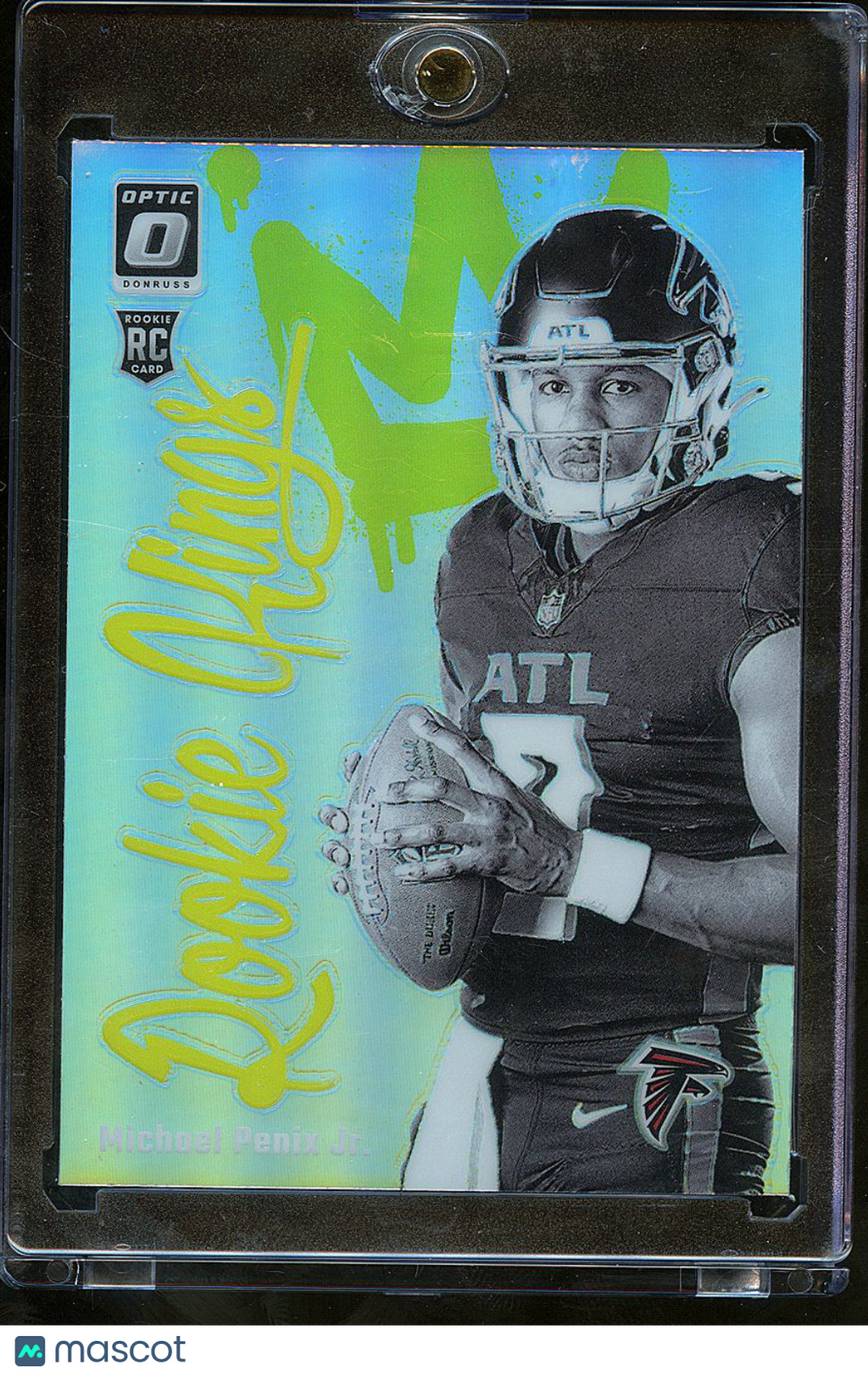 Michael Penix Jr. 2024 Optic Rookie Kings SSP CASE HIT RC Atlanta Falcons