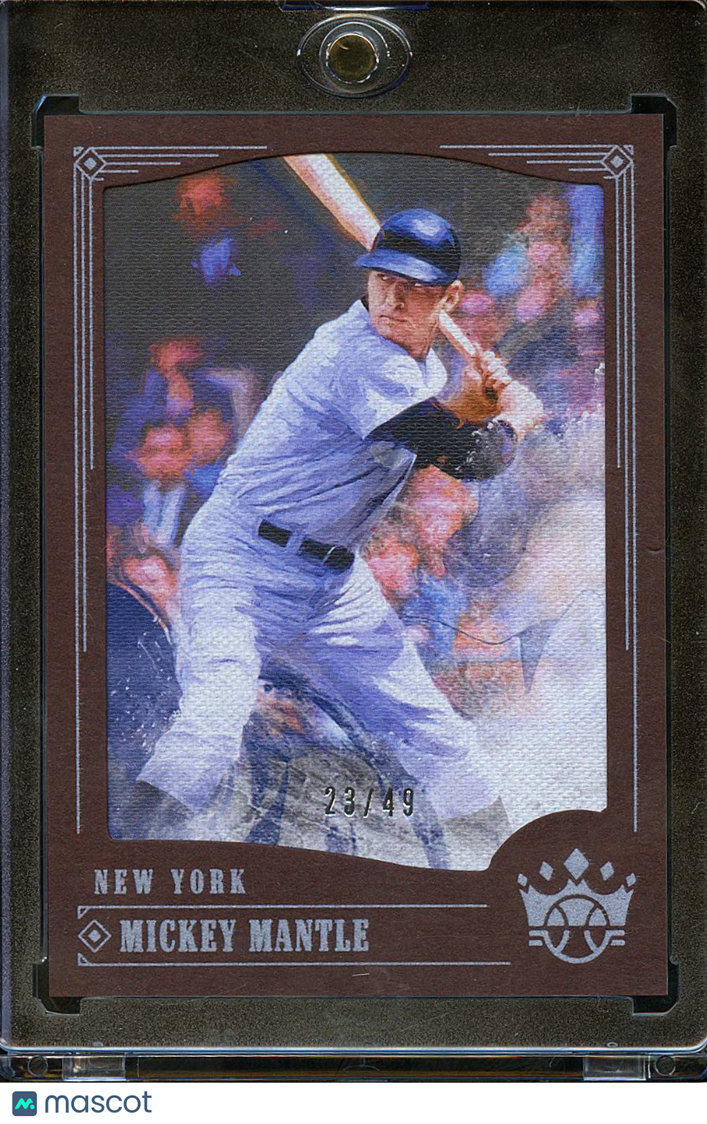 Mickey Mantle 2018 Diamond Kings Red Frame 23/49 New York Yankees