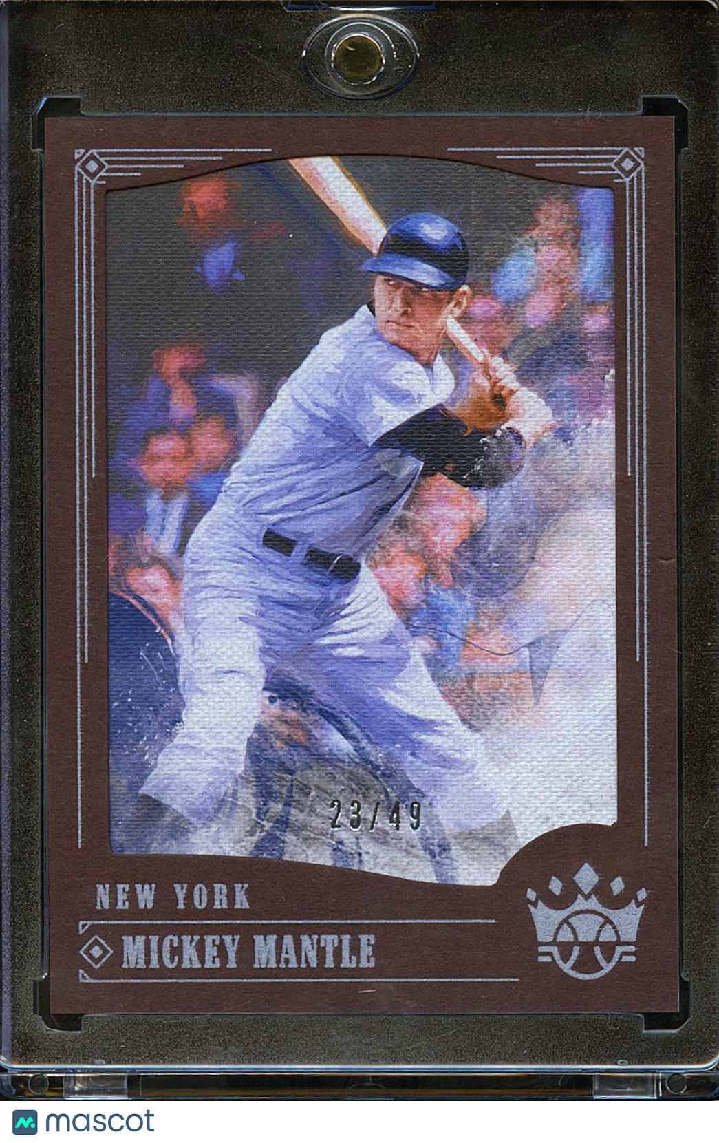 Mickey Mantle 2018 Diamond Kings Red Frame 23/49 New York Yankees