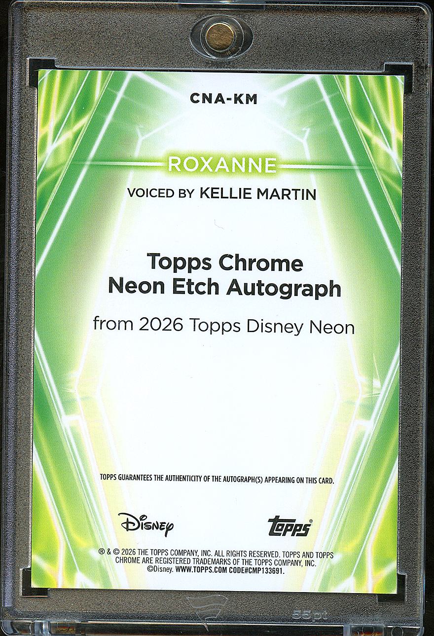 Kellie Martin as Roxanne 2026 Topps Disney Neon GOLD Auto Autograph 23/50