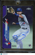 Bo Bichette 2020 Topps Chrome Auto Autograph RC Purple 220/250 Toronto Blue Jays