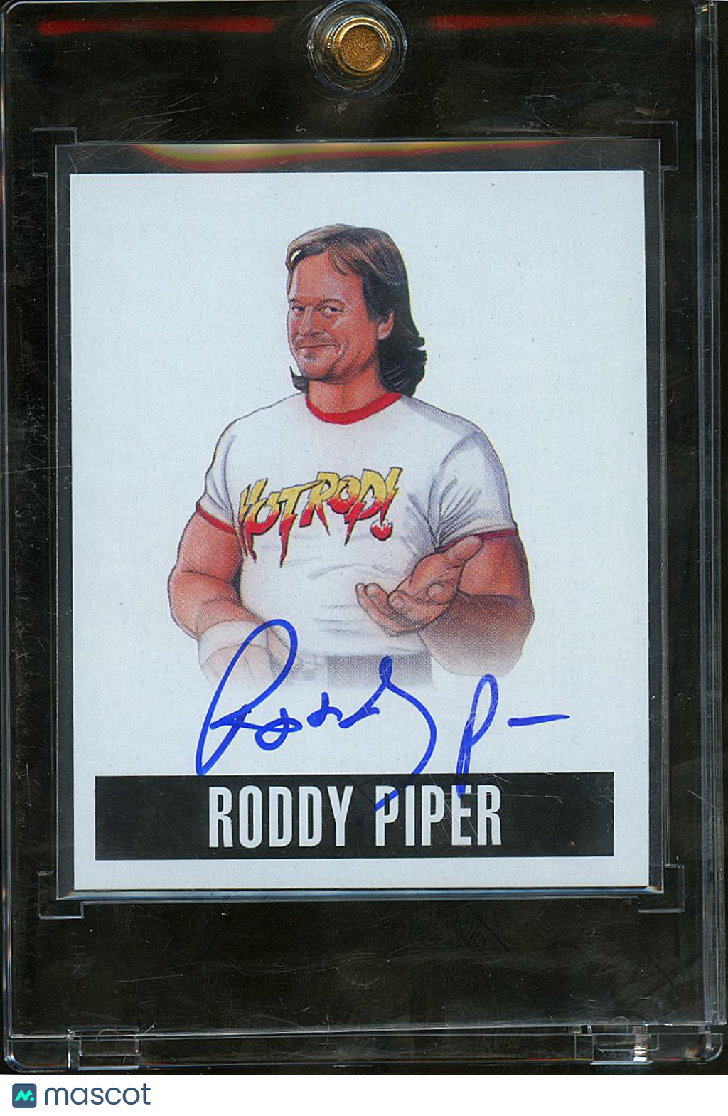 Roddy Piper 2014 Leaf Originals Wrestling On Card Auto Autograph WWE
