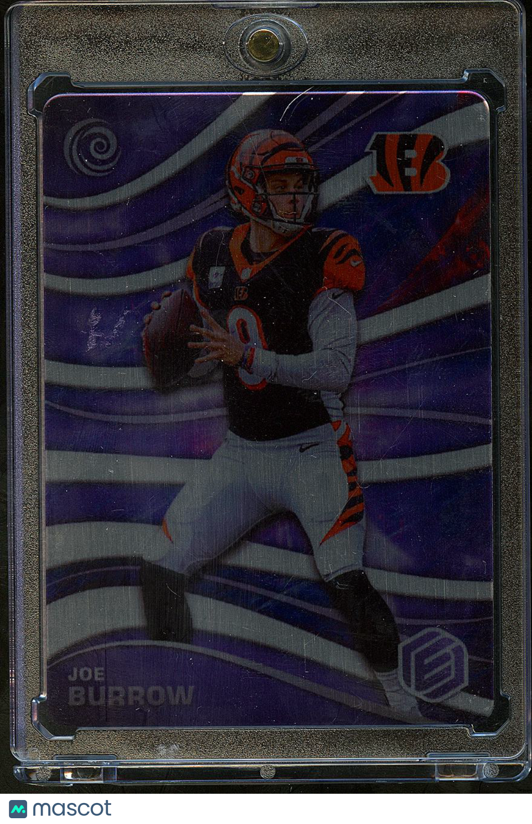 Joe Burrow 2022 Elements Wind SSP CASE HIT Metal Card Cincinnati Bengals