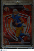 Justin Herbert 2022 Elements Fire SSP CASE HIT Metal Card Los Angeles Chargers