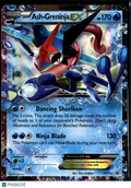 LP Ash-Greninja EX 2016 XY Holo Black Star Promo FA #XY133