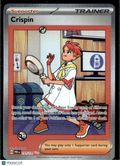 Crispin 2025 Scarlet & Violet Prismatic Evolutions Holo Secret Rare SAR #171/131