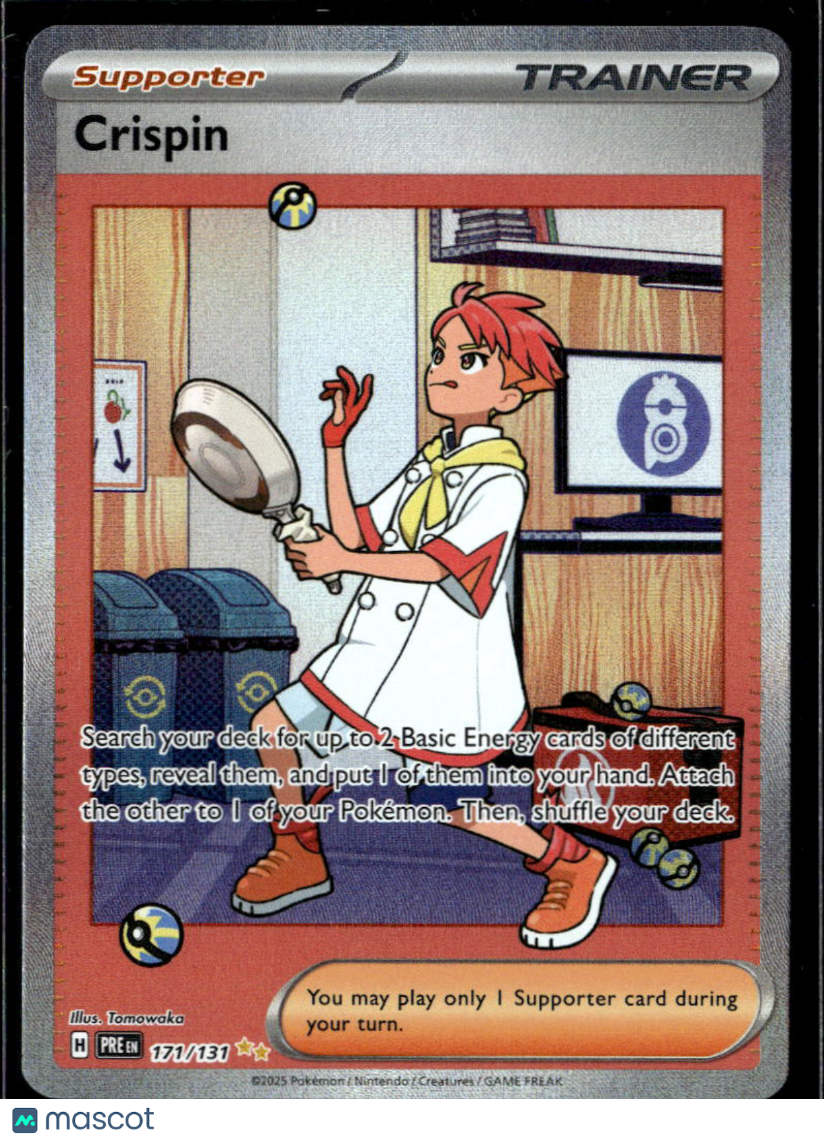 Crispin 2025 Scarlet & Violet Prismatic Evolutions Holo Secret Rare SAR #171/131