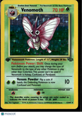 Venomoth 1999 Jungle Holo Rare 1st Edition #13/64