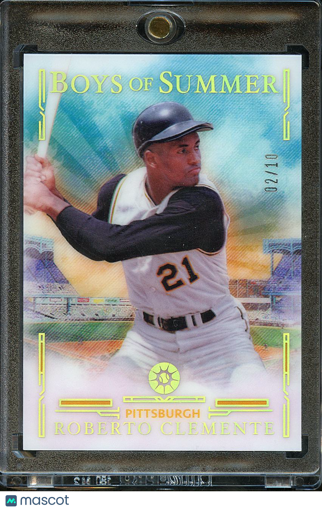 Roberto Clemente 2025 Boys of Summer Baseball GOLD 2/10 Pittsburgh Pirates