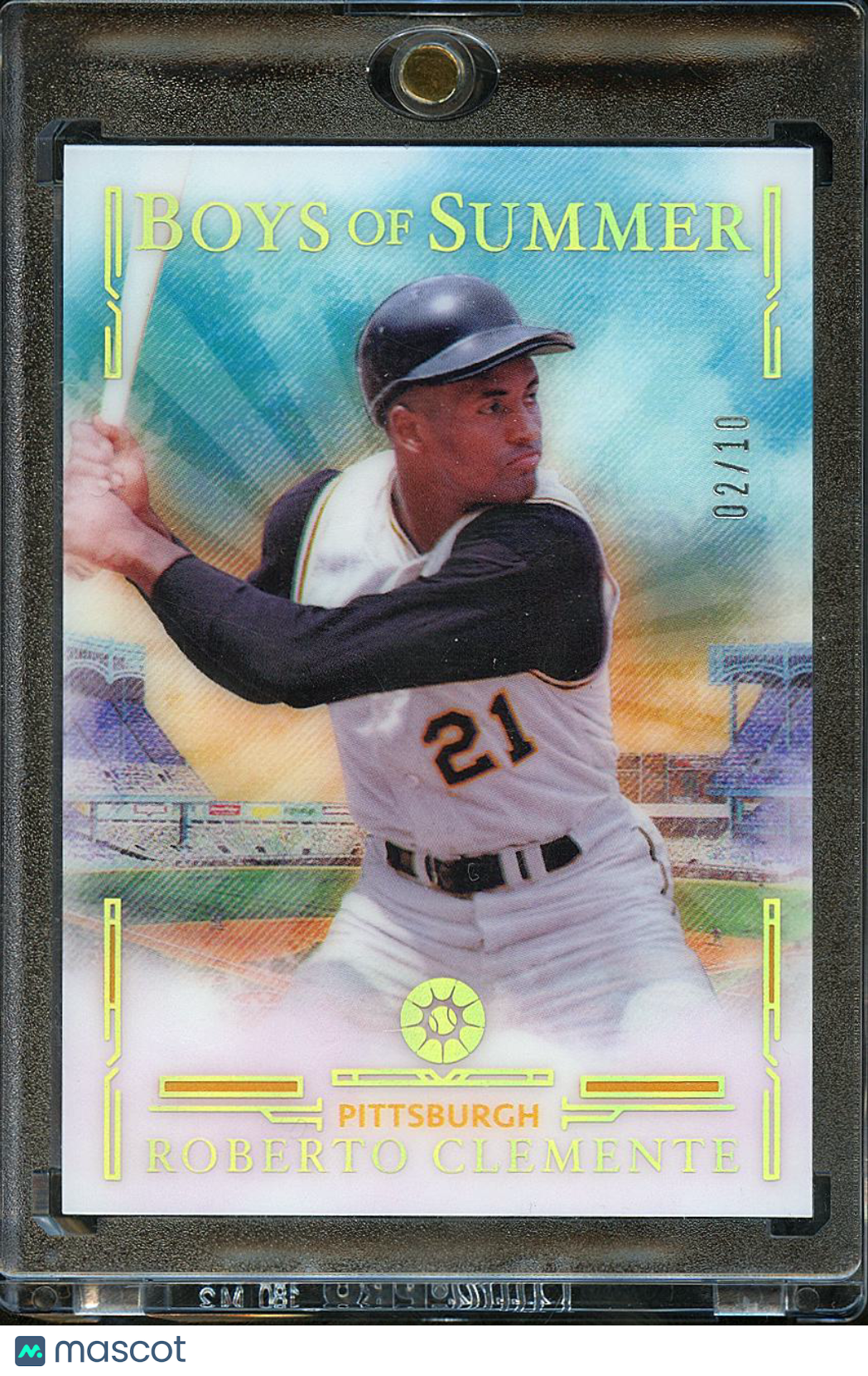 Roberto Clemente 2025 Boys of Summer Baseball GOLD 2/10 Pittsburgh Pirates
