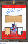 David Ortiz 2017 National Treasures Auto Autograph Game Worn Patch 10/10 Red Sox