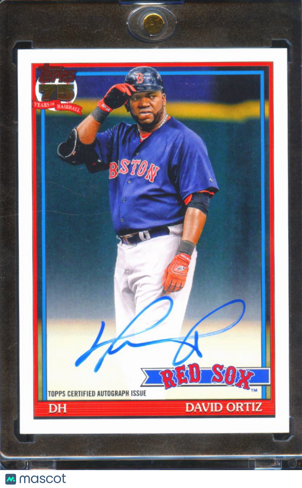 David Ortiz 2026 Topps '91 On Card Auto Autograph Boston Red Sox