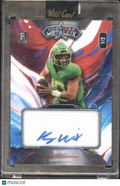 Bo Nix 2023 Wild Card American Auto Autograph Rookie 1/2 Oregon Denver Broncos