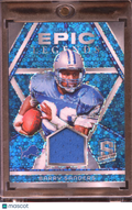 Barry Sanders 2024 Spectra Epic Legends Jersey Patch Blue 47/60 Detroit Lions