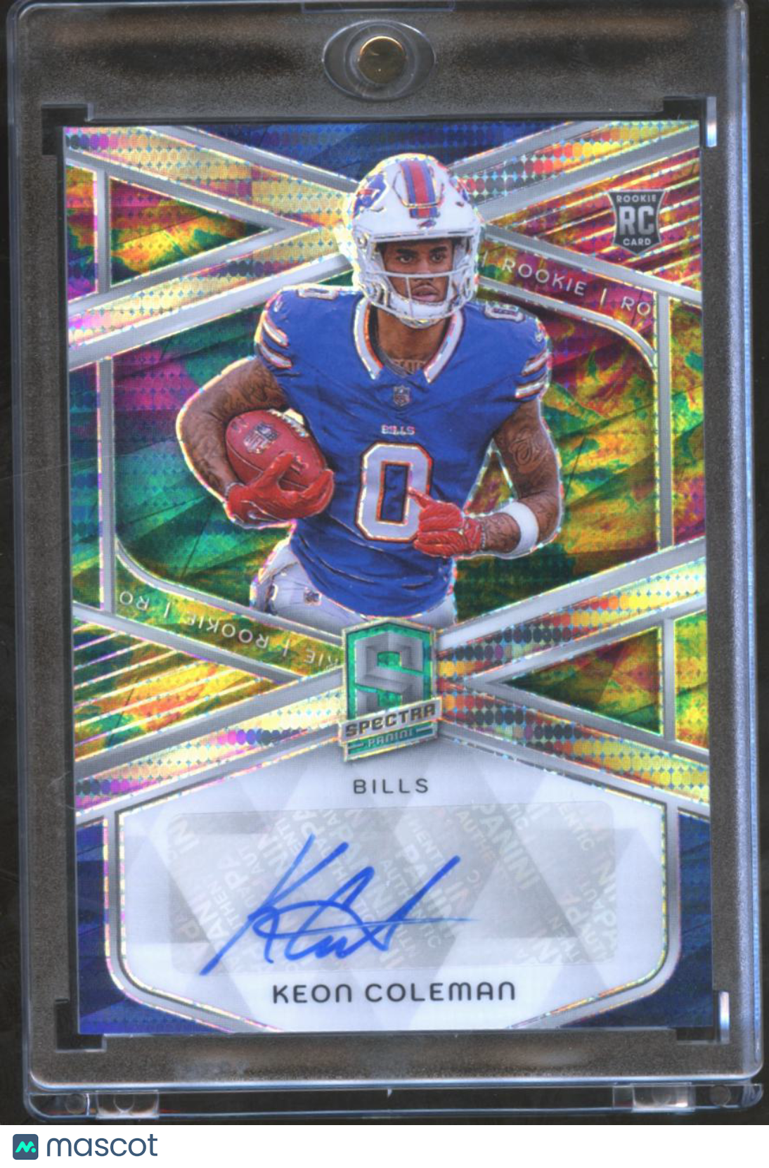 Keon Coleman 2024 Spectra Auto Autograph RC Rookie 29/75 Buffalo Bills