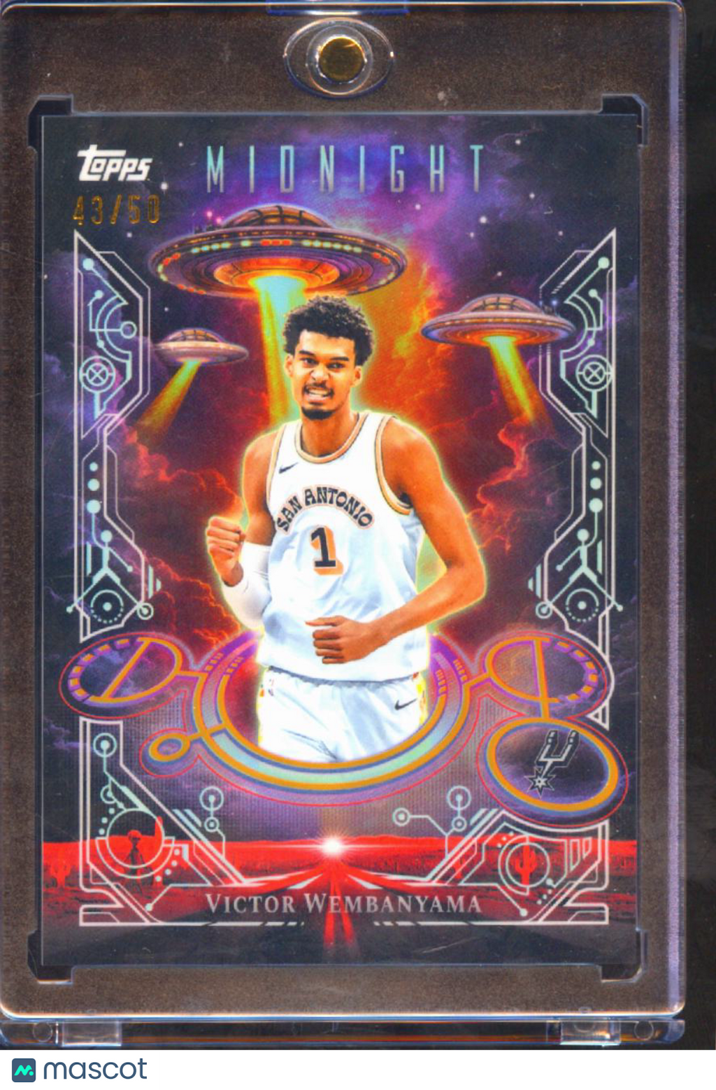 Victor Wembanyama 2025-26 Topps Midnight Daydreamers 43/50 San Antonio Spurs