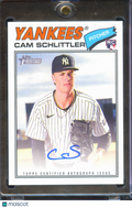 Cam Schlittler 2026 Topps Heritage On Card Auto Autograph RC New York Yankees