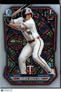 Marek Houston 2025 Bowman Chrome 1st Rookie RC SSP Stained Glass Minnesota Twins