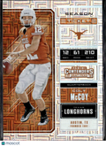 Colt McCoy 2018 Contenders Squares SSP SHORTPRINT 9/15 Texas Longhorns