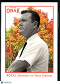 Darrell Royal 2011 Tri-Star Obak Orange Head Coach 8/10 Texas Longhorns