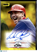 Will Clark 2025 Topps Stadium Club On Card Auto Autograph Yellow Texas Rangers
