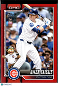 Owen Caissie 2026 Topps Mascot Red SSP Rookie RC 5/5 Chicago Cubs