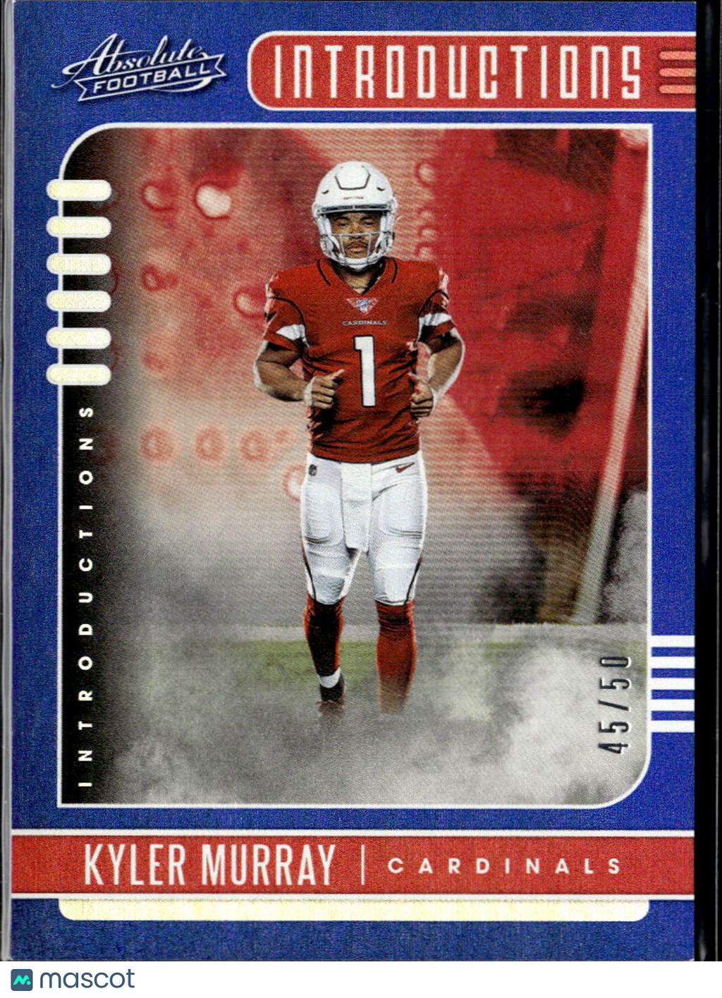 Kyler Murray 2019 Absolute Football Introductions BLUE RC 45/50 Cardinals