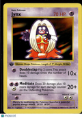 Jynx 1999 Base Set Uncommon 1st Edition #31/102