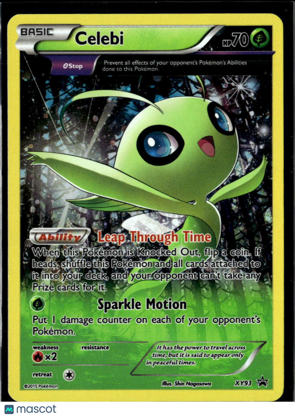 Celebi 2015 XY Promos Holo Black Star Promo #XY93