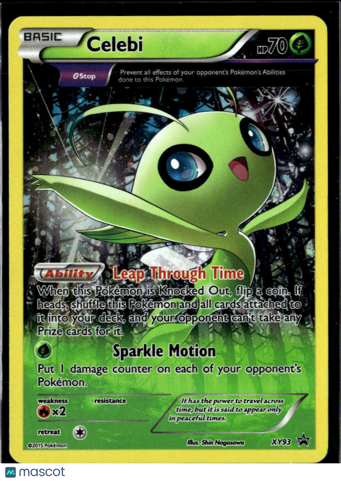 Celebi 2015 XY Promos Holo Black Star Promo #XY93