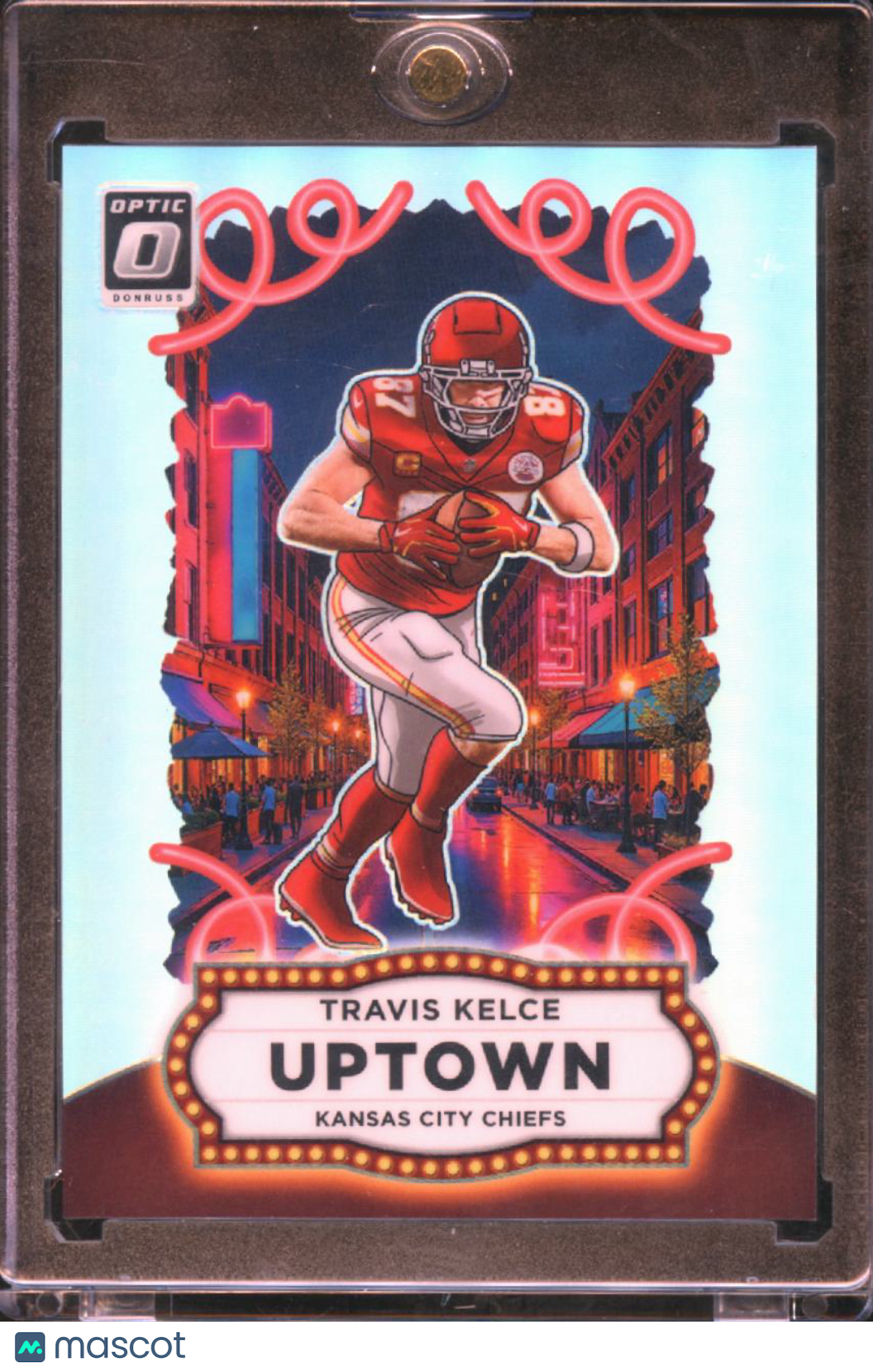 Travis Kelce 2025 Optic UPTOWN SSP CASE HIT Kansas City Chiefs