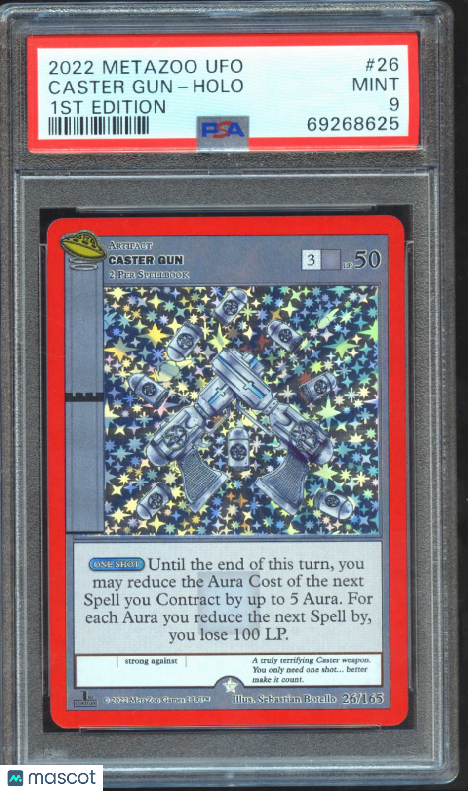 Caster Gun 2022 Metazoo Ufo Holo 1st Edition PSA 9 #26