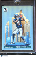 Rome Odunze 2024 Donruss DOWNTOWN SSP CASE HIT Rookie RC Chicago Bears