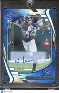 Nico Collins 2021 Absolute Auto Autograph Rookie RC BLUE 13/50 Houston Texans