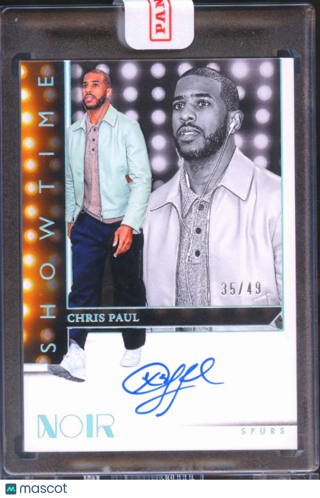 Chris Paul 2024-25 Noir Showtime Auto Autograph 35/49 San Antonio Spurs