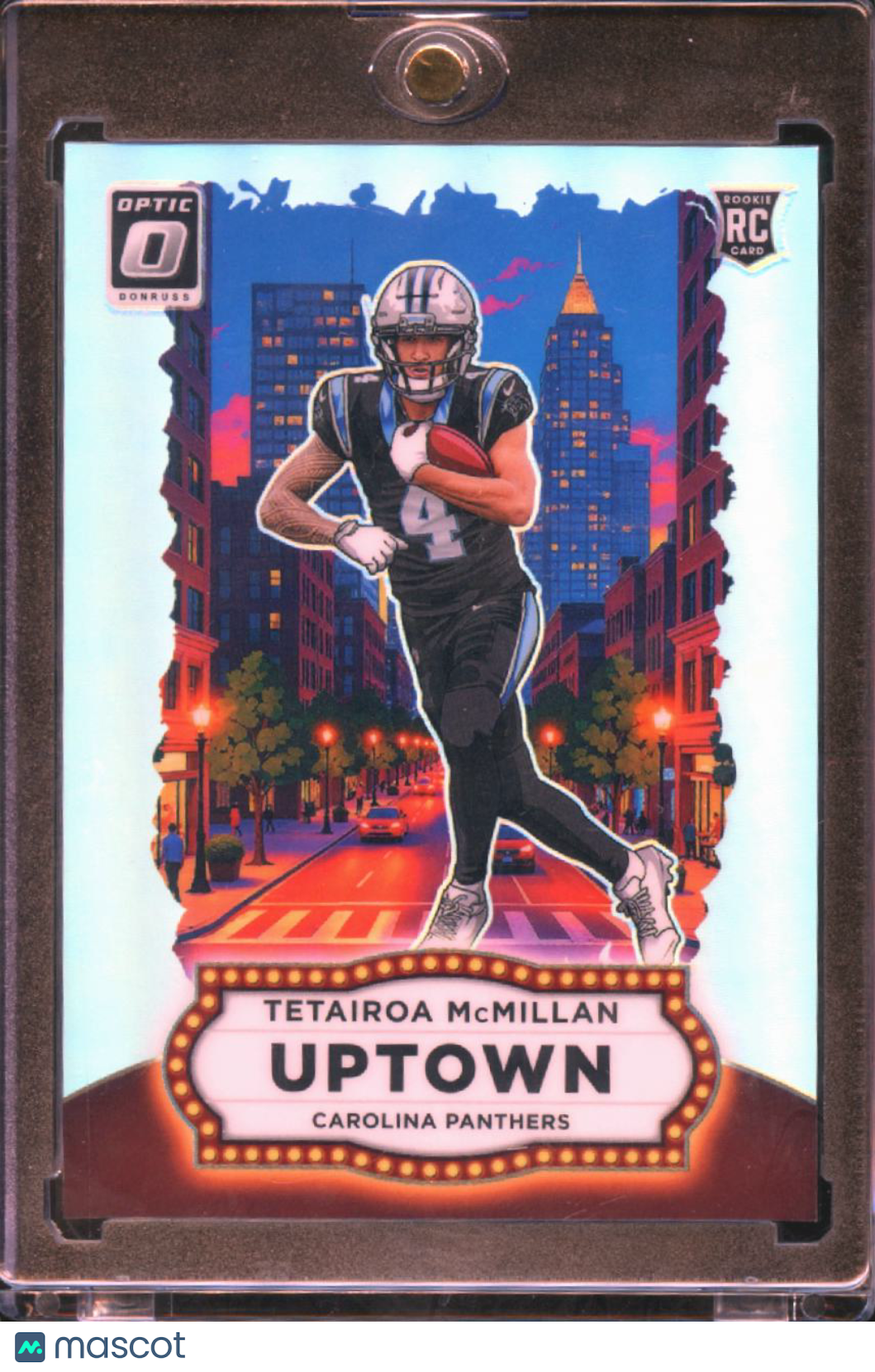 Tetairoa McMillan 2025 Optic UPTOWN SSP CASE HIT RC Carolina Panthers