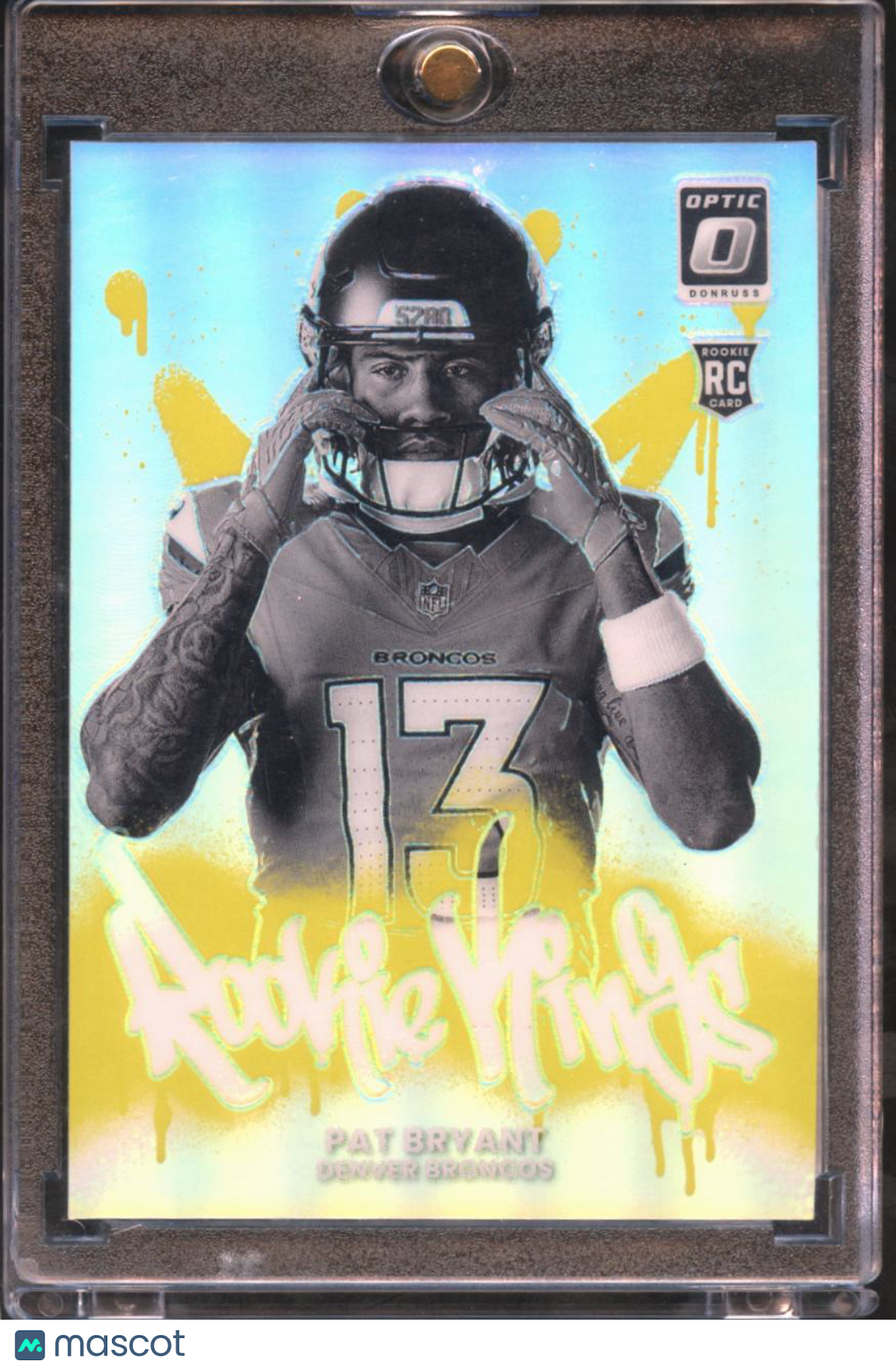 Pat Bryant 2025 Optic Rookie Kings SSP CASE HIT RC Denver Broncos