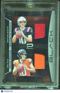 Bo Nix / Drake Maye 2024 Black Dual Jersey Patch RC 15/99 Broncos Patriots