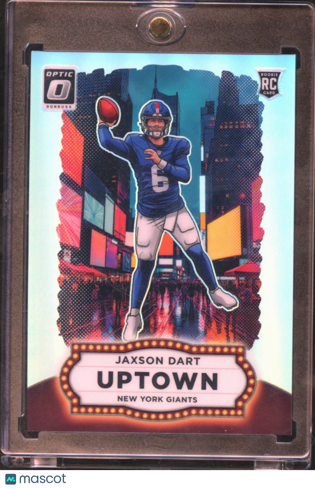 Jaxson Dart 2025 Optic UPTOWN SSP CASE HIT RC New York Giants