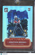 Jonathon Brooks 2024 Optic UPTOWNS SSP CASE HIT RC Carolina Panthers