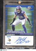 Harrison Smith 2021 Contenders Optic Auto Autograph Blue 20/50 Minnesota Vikings