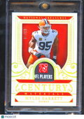 Myles Garrett 2025 National Treasures Laundry Tag Patch 3/10 Cleveland Browns