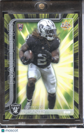 Ashton Jeanty 2025 Topps Chrome Radiating Rookies SSP RC Las Vegas Raiders