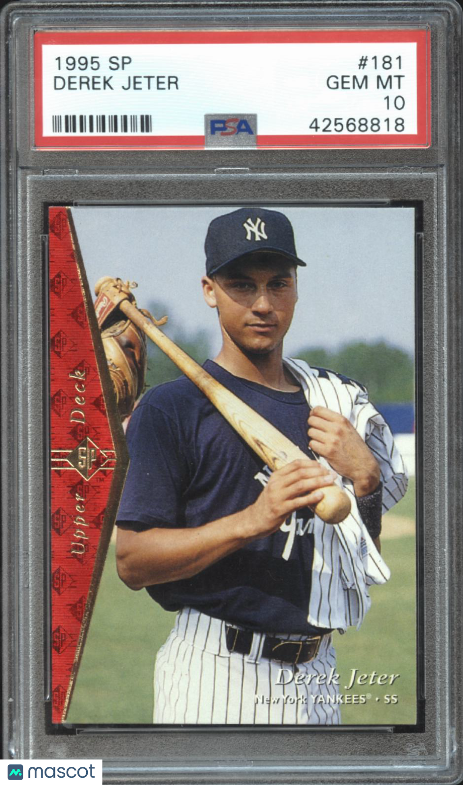 Derek Jeter 1995 Upper Deck SP Rookie RC New York Yankees #181 PSA 10