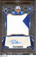 Tyler Warren 2025 Phoenix Auto Autograph Patch RC 40/199 Indianapolis Colts