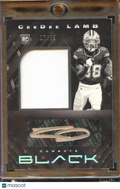 CeeDee Lamb 2020 Black Auto Autograph Patch Rookie RC 7/75 Dallas Cowboys