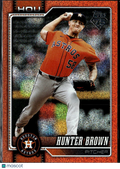 Hunter Brown 2026 Topps Series One Orange Foil 20/25 Houston Astros