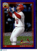 Albert Pujols 2026 Topps Chrome '91 Purple Refractor 192/250 St. Louis Cardinals