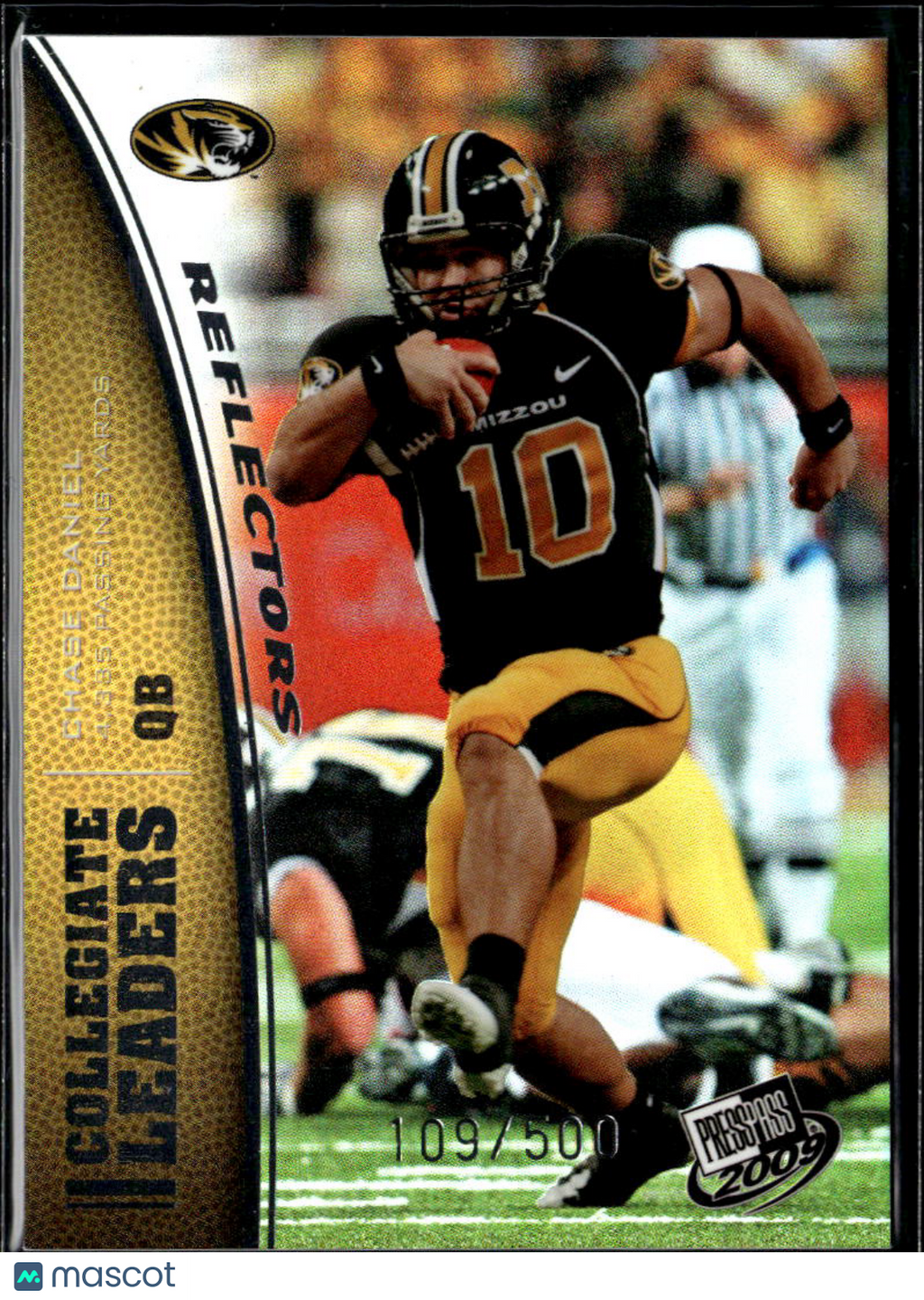Chase Daniel 2009 Press Pass Reflectors Rookie RC 109/500 Missouri Tigers