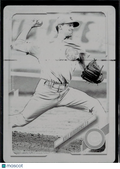 Kyle Hendricks 2021 Topps Black Printing Plate 1/1 Chicago Cubs